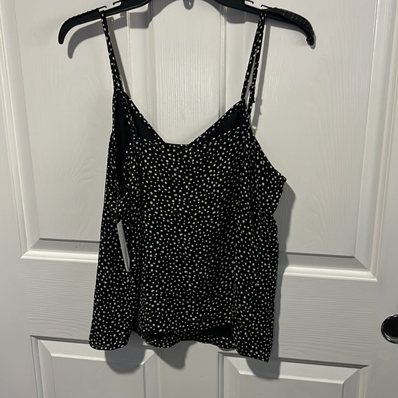 Abound Polka Dot Tank Top Blouse...MSRP $20 - Picture 3 of 4